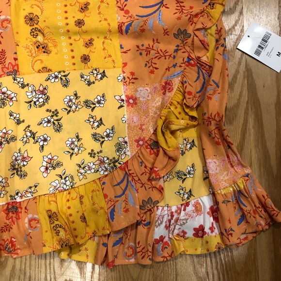 NWT Two Piece Floral Skirt-Blouse Set - Picture 7 of 7